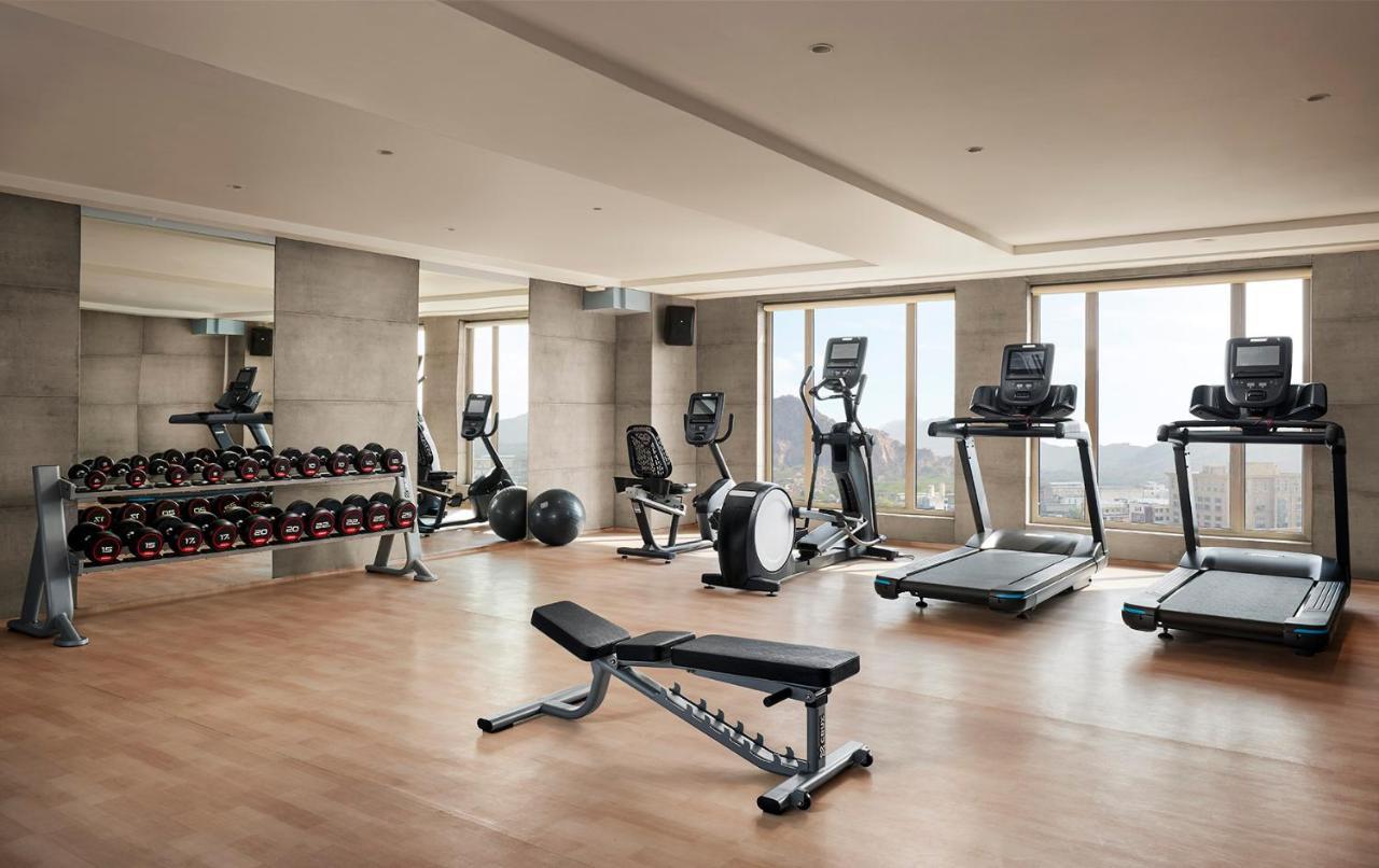 Hyatt Place Jaipur Malviya Nagar ภายนอก รูปภาพ A gym in a hotel
